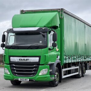 DAF CF410 6×2 Curtainside Body – Euro 6 (Reg – DK18 HRX)