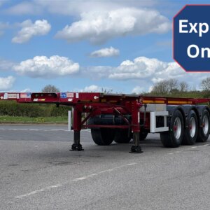 Dennison Tri-Axle 4 Lock Skeletal Trailers - 1 x 20' Container - C483730