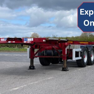 Dennison Tri-Axle 4 Lock Skeletal Trailers - 1 x 20' Container - C503391